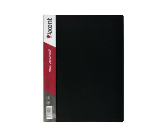 Папка с файлами Axent 10 sheet protectors, black (1010-01-А)