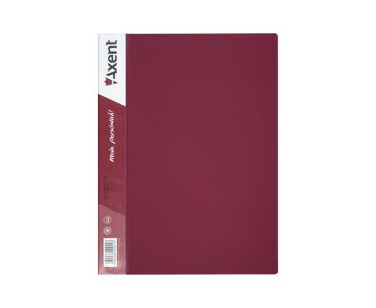 Папка с файлами Axent 20 sheet protectors, burgundy (1020-04-А)
