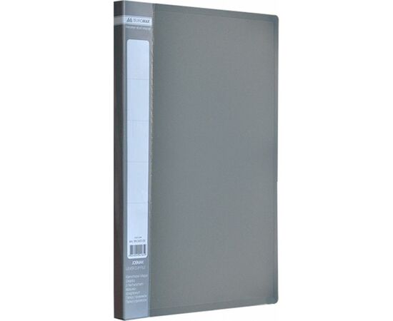 Папка з затиском Buromax А4 JOBMAX, gray (BM.3401-09)