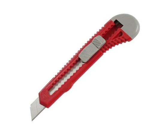Нож канцелярский Axent 18 мм, blister, gray-red (6502-А)