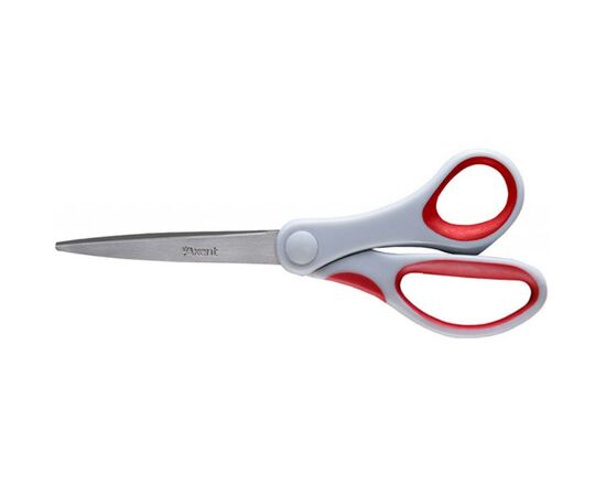 Ножницы Axent Duoton, 18см, gray-red (6301-06-А)