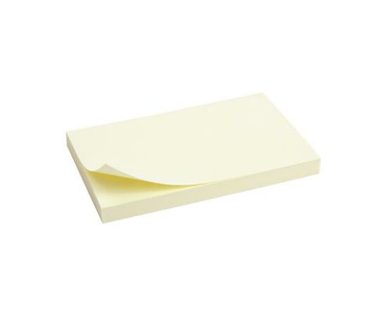 Бумага для заметок Axent with adhesive layer 75x125мм, 100sheets.,pastel yellow (2316-01-А)