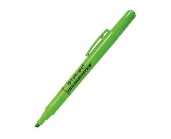 Маркер Centropen Fax 8722 1-4 мм, chisel tip, green (8722/04)