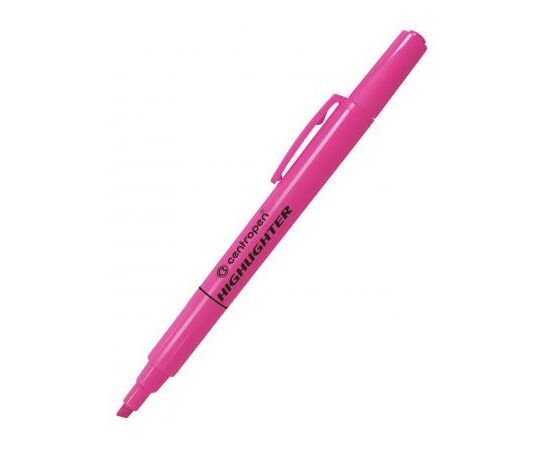 Маркер Centropen Fax 8722 1-4 мм, chisel tip, pink (8722/09)