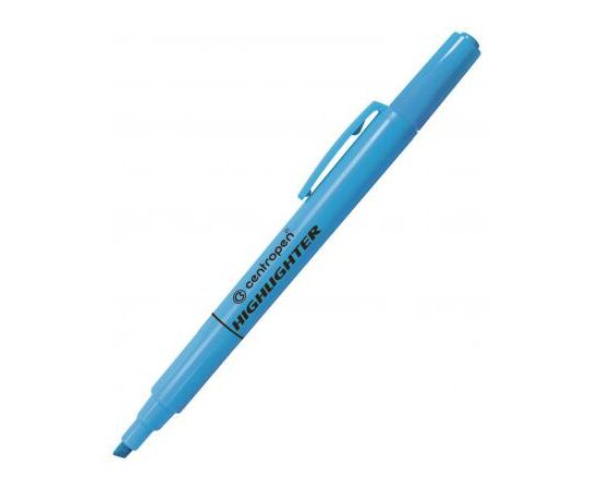 Маркер Centropen Fax 8722 1-4 мм, chisel tip, blue (8722/03)