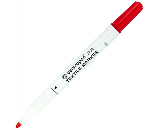 Маркер Centropen Textile 2739 2 мм red (2739/02)