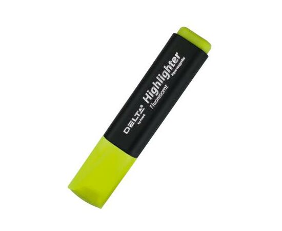 Маркер Delta by Axent Highlighter D2501, 2-4 мм, chisel tip, yellow (D2501-08)