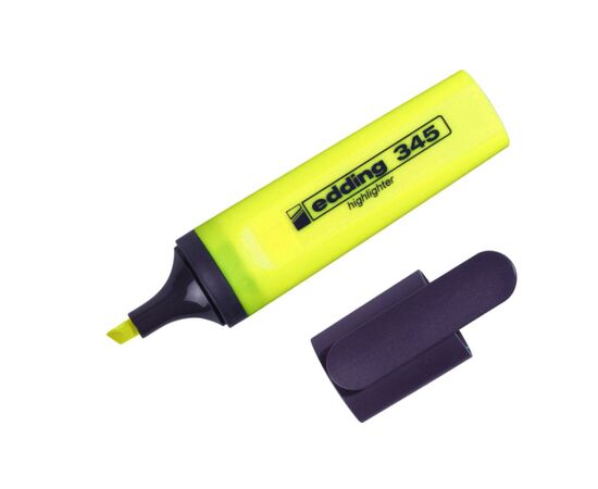 Маркер Edding Highlighter e-345 2-5 мм, chisel tip, yellow (345/05)