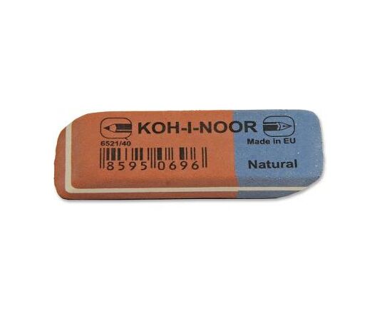 Гумка Koh-i-Noor combined eraser BlueStar, 6521/40 (6521040021KD)