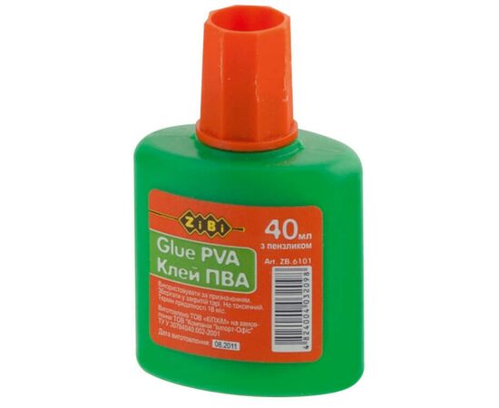 Клей ZiBi PVA 40 мл, with a brush (ZB.6101)