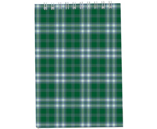 Блокнот Buromax spiral top, А6, 48sheets, square, green (BM.2480-04)