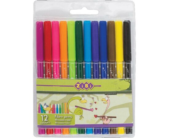 Фломастеры ZiBi 12 colors (ZB.2802)