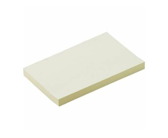 Папір для нотаток Buromax with adhesive layer 76x127мм, 100sheets, yellow (BM.2314-01)