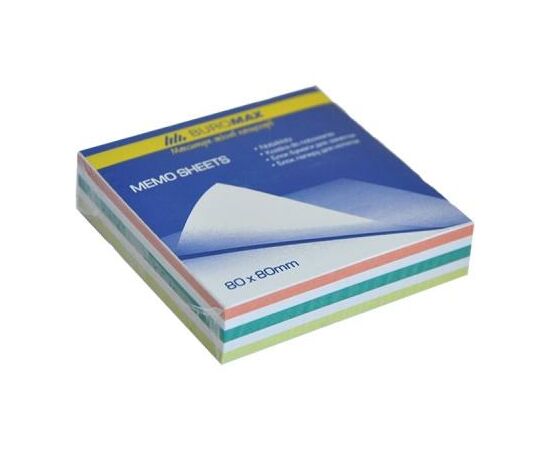 Бумага для заметок Buromax Zebra JOBMAX 80х80х20мм, unglued (BM.2255)