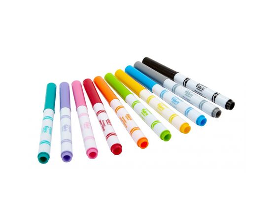 Фломастеры Crayola Набор Washable Тонкая линия для рисования на ткани 10 шт (256353.012), изображение 2