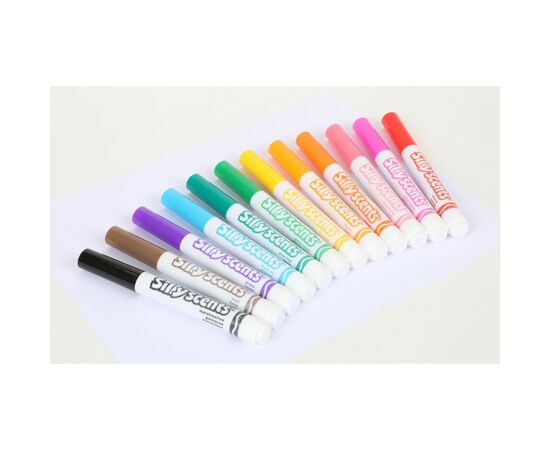 Фломастеры Crayola Набор Silly Scents Washable Широкая линия с ароматом 12 шт (256352.012), изображение 2 Фломастеры Crayola Набор Silly Scents Washable Широкая линия с ароматом 12 шт (256352.012), изображение 2