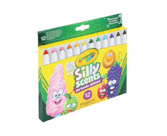 Фломастеры Crayola Набор Silly Scents Washable Широкая линия с ароматом 12 шт (256352.012), изображение 4 Фломастеры Crayola Набор Silly Scents Washable Широкая линия с ароматом 12 шт (256352.012), изображение 4