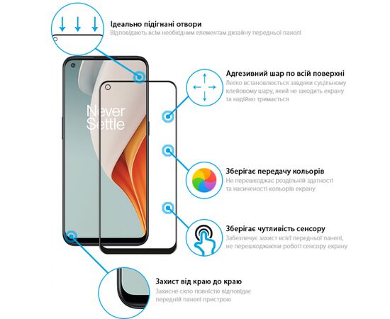 Стекло защитное Global Full Glue OnePlus Nord N100 (1283126513466), изображение 2 Стекло защитное Global Full Glue OnePlus Nord N100 (1283126513466), изображение 2