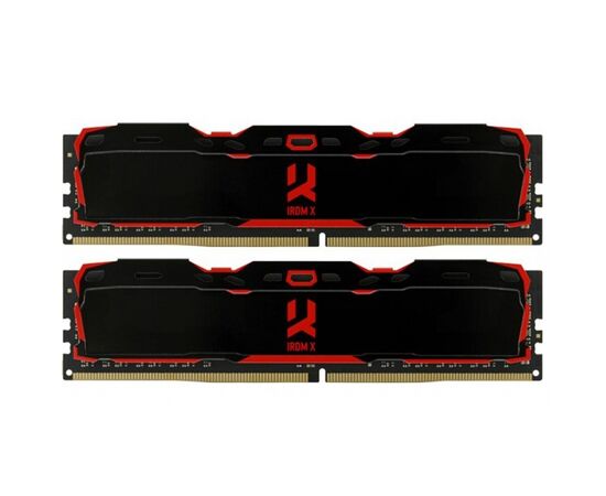 Модуль пам'яті для комп'ютера DDR4 16GB (2X8GB) 3200 MHz IRDM X Black Goodram (IR-X3200D464L16SA/16GDC)