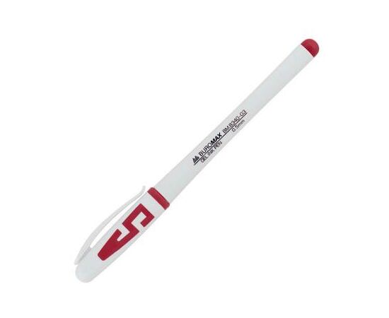 Ручка гелевая Buromax JOBMAX, red (BM.8340-03)