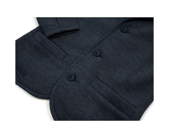 Пиджак Blueland трикотажный (10243-122B-blue), изображение 4 Пиджак Blueland трикотажный (10243-122B-blue), изображение 4