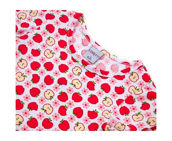 Платье Lovetti яблочки (5910-99-98G-coral), изображение 3 Платье Lovetti яблочки (5910-99-98G-coral), изображение 3