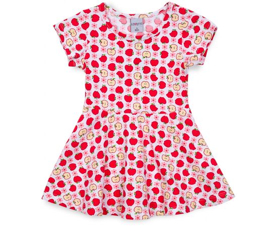 Платье Lovetti яблочки (5910-99-98G-coral)