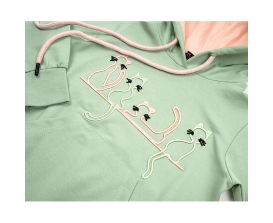 Спортивный костюм Shukoko с котиками (4027-104G-mint), изображение 7 Спортивный костюм Shukoko с котиками (4027-104G-mint), изображение 7