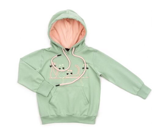 Спортивный костюм Shukoko с котиками (4027-116G-mint), изображение 2 Спортивный костюм Shukoko с котиками (4027-116G-mint), изображение 2
