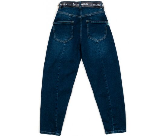 Джинсы A-Yugi с завышенной талией (9294-146G-blue), изображение 2