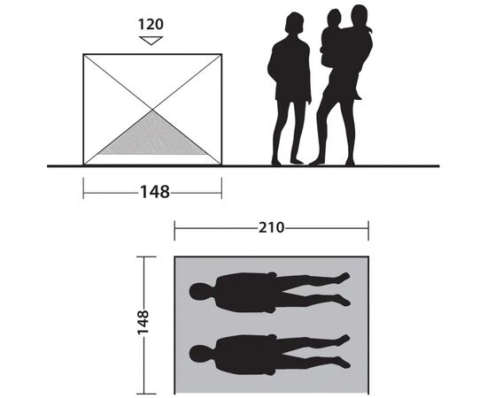 Палатка Outwell Beach Shelter Formby Blue (929010), изображение 7 Палатка Outwell Beach Shelter Formby Blue (929010), изображение 7