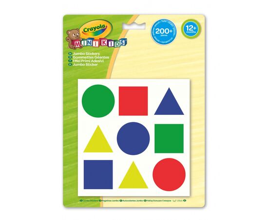Набор для творчества Crayola Mini Kids стикеров Цвета и формы (256412.124)