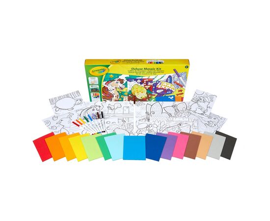 Набор для творчества Crayola Deluxe Создай свою мозаику (256473.006), изображение 2 Набор для творчества Crayola Deluxe Создай свою мозаику (256473.006), изображение 2