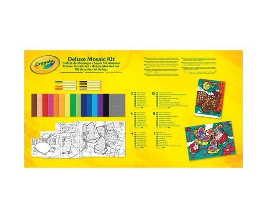 Набор для творчества Crayola Deluxe Создай свою мозаику (256473.006), изображение 4 Набор для творчества Crayola Deluxe Создай свою мозаику (256473.006), изображение 4