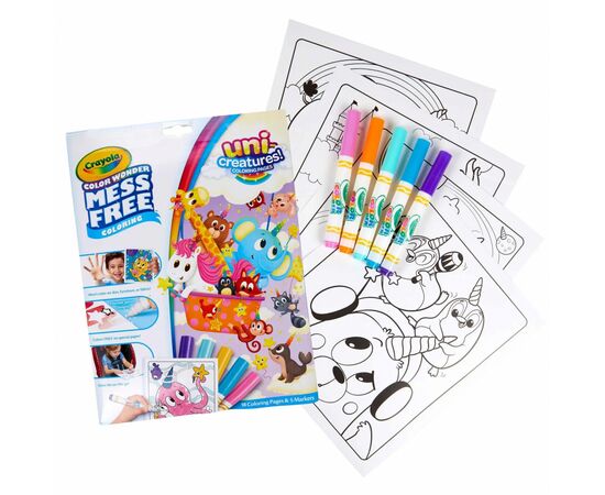 Набор для творчества Crayola Color Wonder Единорогие создания Раскраска (919069.018), изображение 2 Набор для творчества Crayola Color Wonder Единорогие создания Раскраска (919069.018), изображение 2