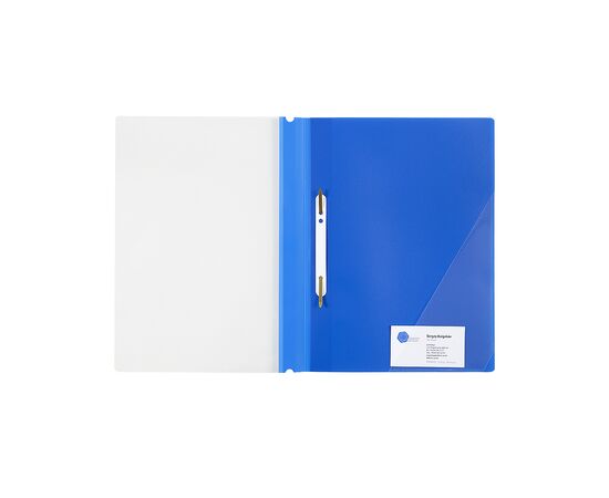 Папка-скоросшиватель Axent А4 с угловым карманом, 170/350 мкм Синяя (1306-02-A), изображение 2 Папка-скоросшиватель Axent А4 с угловым карманом, 170/350 мкм Синяя (1306-02-A), изображение 2
