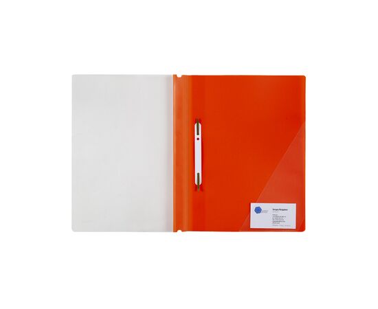 Папка-швидкозшивач Axent А4 з кутовим кишенею, 170/350 мкм червона (1306-24-A), зображення 2