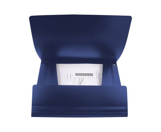 Папка на резинках Axent A4 500 мкм blue (1508-02-A), изображение 2 Папка на резинках Axent A4 500 мкм blue (1508-02-A), изображение 2