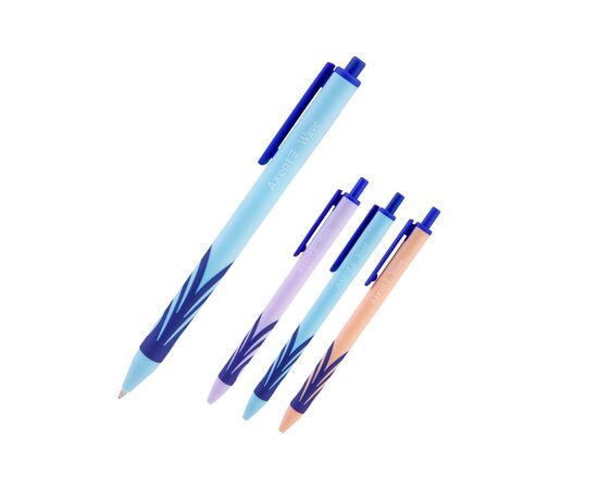 Ручка шариковая Axent Wave автоматическая Синяя 0.5 мм (AB1091-02-A)