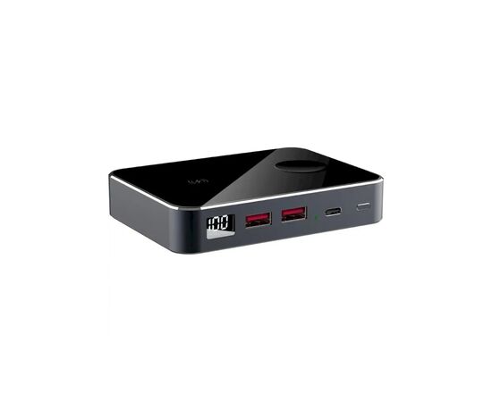 Батарея универсальная Prestigio Graphene + Watch, 10000 mAh, + input=12V/5A, 2*USB3.0 QC, 1*Type-C (PPB112G_SG), изображение 2 Батарея универсальная Prestigio Graphene + Watch, 10000 mAh, + input=12V/5A, 2*USB3.0 QC, 1*Type-C (PPB112G_SG), изображение 2