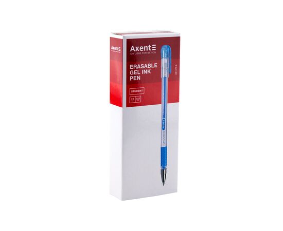Ручка гелева Axent Пиши-стирай Student, синя (AG1071-02-A), зображення 2 Ручка гелева Axent Пиши-стирай Student, синя (AG1071-02-A), зображення 2