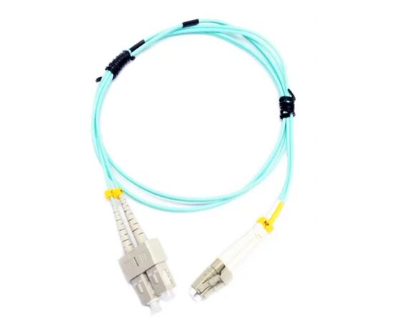 Оптический патчкорд CMS SC/UPC-LC/UPC MM (OM3) Duplex, 1m (UPC-1SCLC(МM)D(ON))