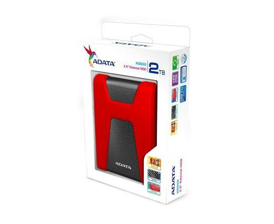 Внешний жесткий диск 2.5" 2TB ADATA (AHD650-2TU31-CRD), изображение 6 Внешний жесткий диск 2.5" 2TB ADATA (AHD650-2TU31-CRD), изображение 6