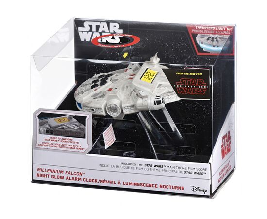 Ночник Ekids Радиочасы Disney, Star Wars, Millenium Falcon с ночником (SW-347.UFMV7), изображение 10 Ночник Ekids Радиочасы Disney, Star Wars, Millenium Falcon с ночником (SW-347.UFMV7), изображение 10