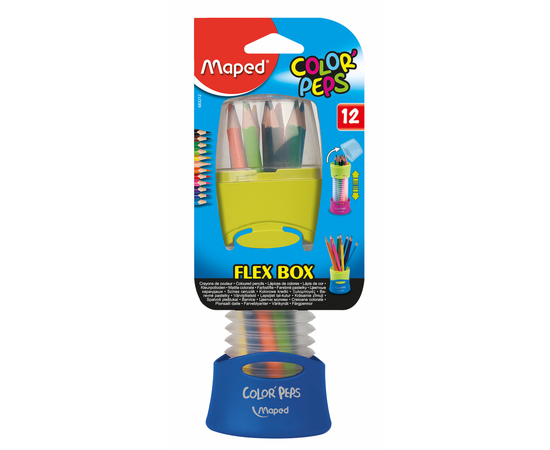Карандаши цветные Maped Color Peps Classic 12 цв. раздвижной пенал (MP.683212)