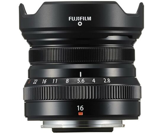 Объектив Fujifilm XF 16mm F2.8 R WR Black (16611667), изображение 3 Объектив Fujifilm XF 16mm F2.8 R WR Black (16611667), изображение 3