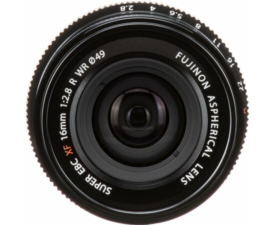Объектив Fujifilm XF 16mm F2.8 R WR Black (16611667), изображение 4 Объектив Fujifilm XF 16mm F2.8 R WR Black (16611667), изображение 4