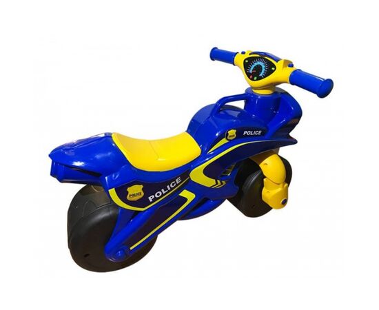 Біговел Active Baby Police музичний синьо-жовтий (0139-0157М), зображення 2 Біговел Active Baby Police музичний синьо-жовтий (0139-0157М), зображення 2