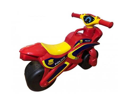 Біговел Active Baby Police музичний червоно-жовтий (0139-0156М), зображення 2