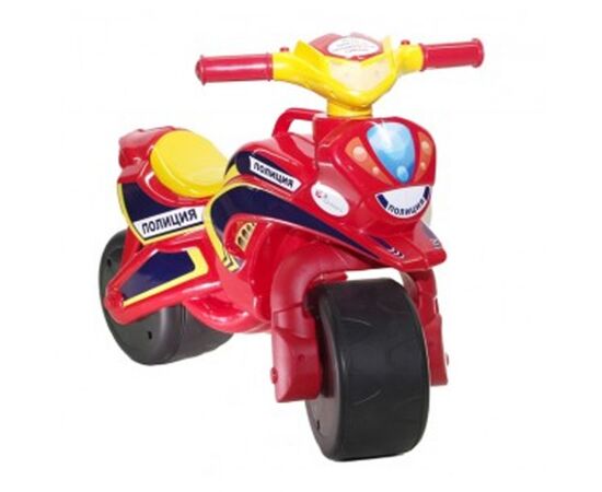 Біговел Active Baby Police музичний червоно-жовтий (0139-0156М), зображення 3